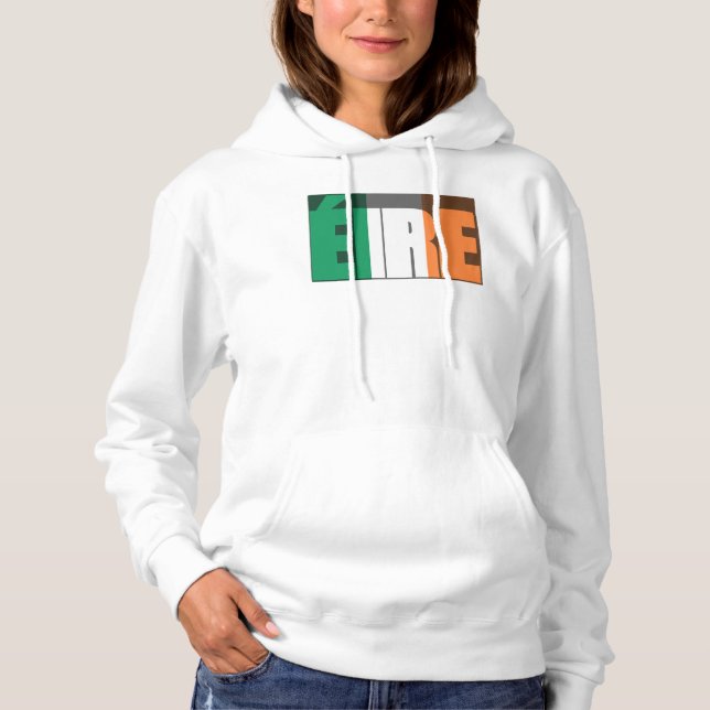 At the heart of Ireland's allure, Irish Flag Hoodie (Front)