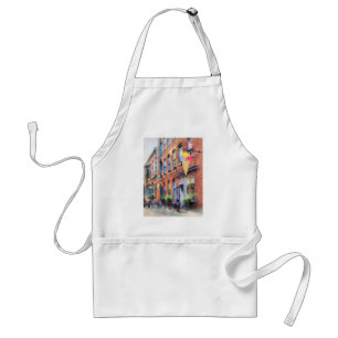 At the Ice Cream Parlor Easton PA Adult Apron