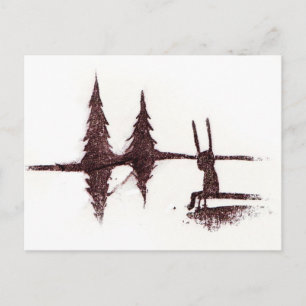 At the lake postcard