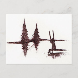 At the lake postcard