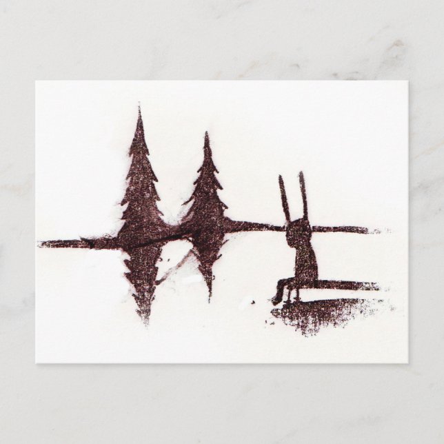 At the lake postcard (Front)