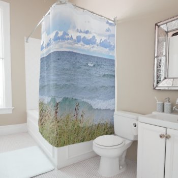 "at The Lake" Shower Curtain by whatawonderfulworld at Zazzle
