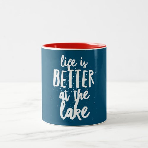 At the Lake Two_Tone Coffee Mug
