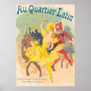 At the Latin Quarter "To the Latin Quarter" Poster