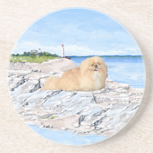 At the Lighthouse Drink Coaster (Front)