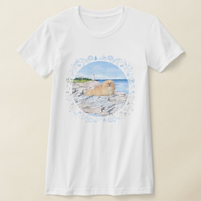 At the Lighthouse T-Shirt (Laydown)