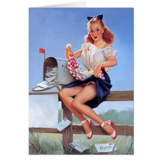 At the Mailbox Pin Up Cards (Front)