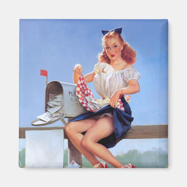 At the Mailbox Pin Up Magnet (Front)