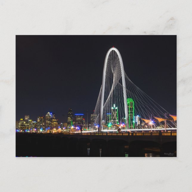 At The Margaret Hunt Hill Bridge Postcard (Front)