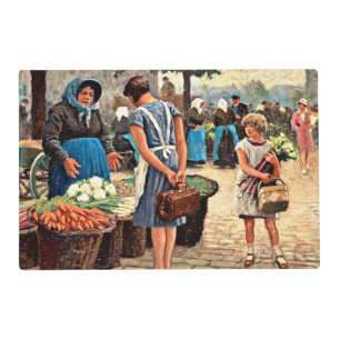 At the Market by Fischer Placemat