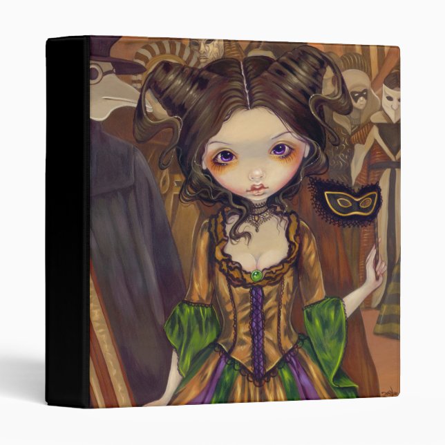 At the Masquerade Ball BINDER gothic mardi gras (Front/Spine)
