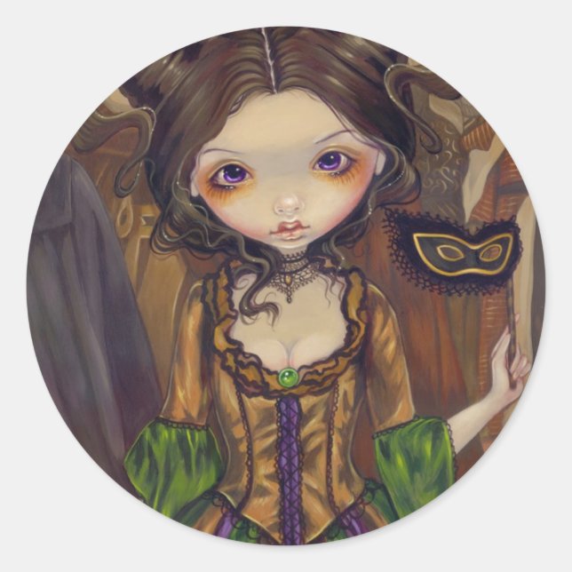 At the Masquerade Ball gothic Sticker (Front)