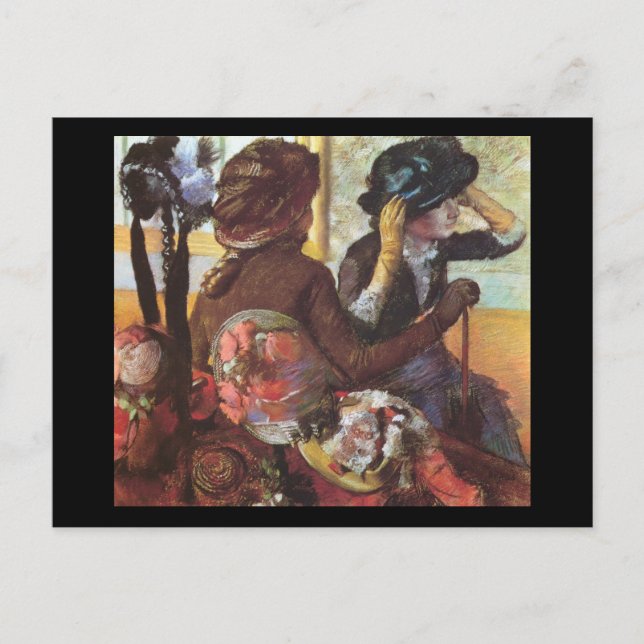 At The Milliner's Postcard (Front)