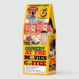 AT THE MOVIES 6 Coffee, 12oz Bag, Dark Roast, Roasted Coffee