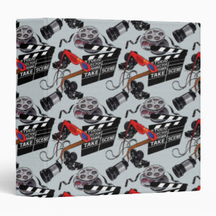 At The Movies Notebook 3 Ring Binder