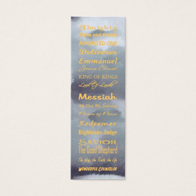 at the name of Jesus... Bookmark (Front)