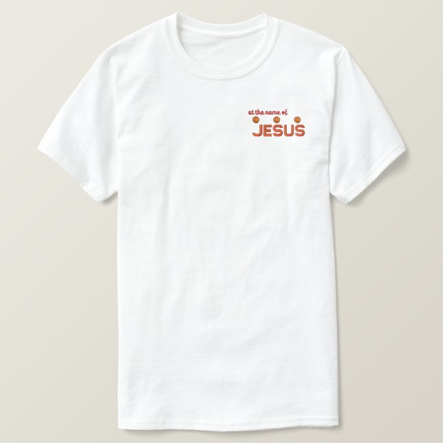 At the name of Jesus Christian jacket (Design Front)
