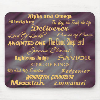 at the name of Jesus... Mouse Pad