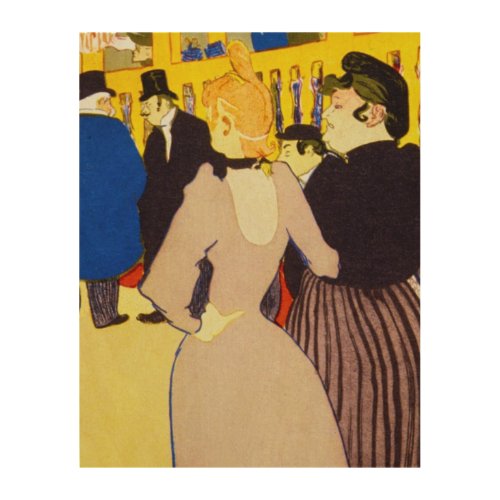 At the Nightclub by Toulouse Lautrec Vintage Art