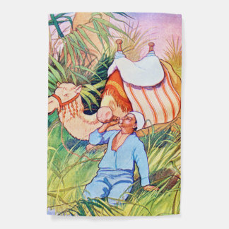 At The Oasis Garden Flag