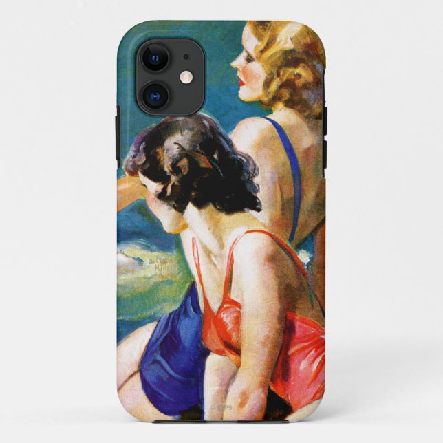 At the Pool Case-Mate iPhone Case (Back)