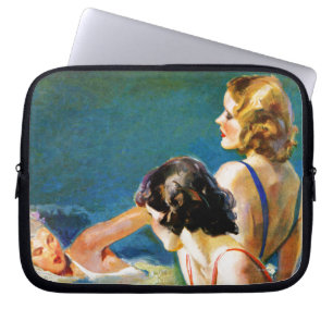 At the Pool Laptop Sleeve