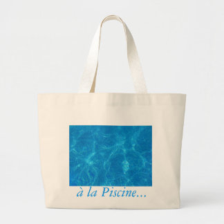 at the pool ... large tote bag