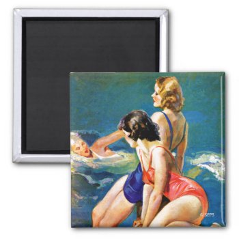 At The Pool Magnet by PostFashion at Zazzle