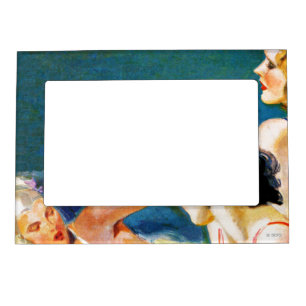 At the Pool Magnetic Picture Frame