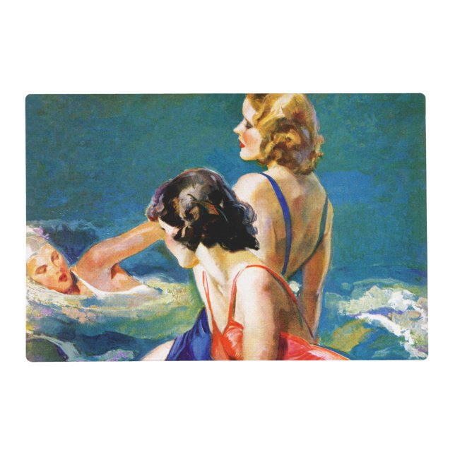 At the Pool Placemat (Front)