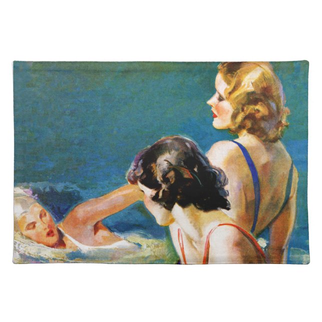 At the Pool Placemat (Front)