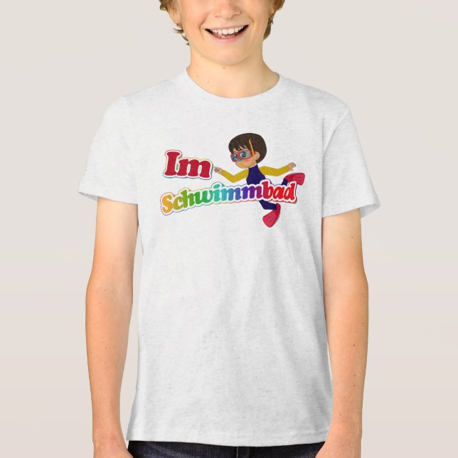 At the Pool Tri-Blend Shirt (Front)