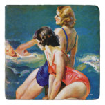 At The Pool Trivet at Zazzle