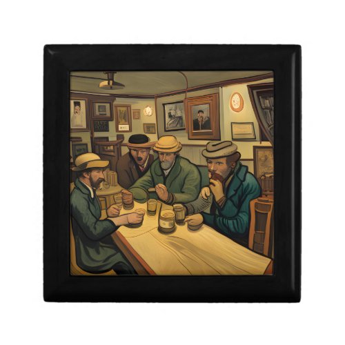 At The Pub by Aulestia Van Gogh Style Gift Box