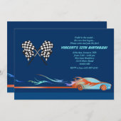At the Race Track Invitation (Front/Back)
