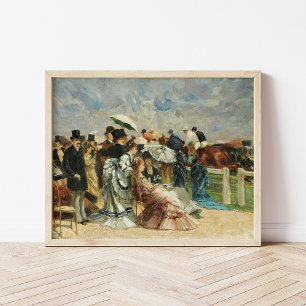 At the Races Louis Abel-Truchet Poster