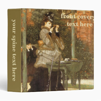 At the Rifle Range by James Tissot, Vintage Art 3 Ring Binder