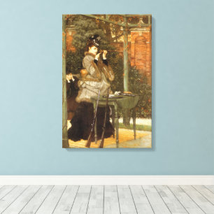 At the Rifle Range by James Tissot, Vintage Art Canvas Print