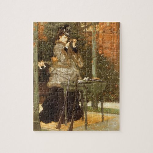 At the Rifle Range by James Tissot Vintage Art Jigsaw Puzzle