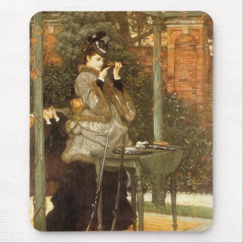 At the Rifle Range by James Tissot Vintage Art Mouse Pad