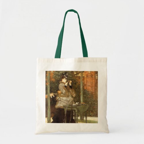 At the Rifle Range by James Tissot Vintage Art Tote Bag