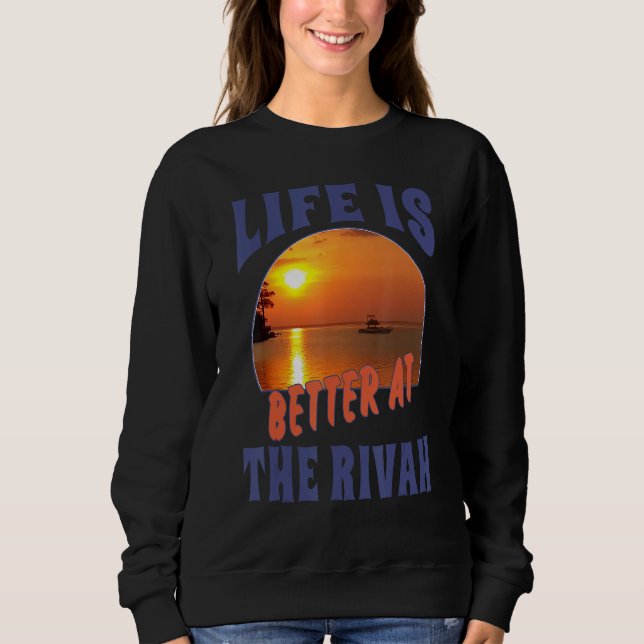 At The Rivah Sunset Sweatshirt (Front)