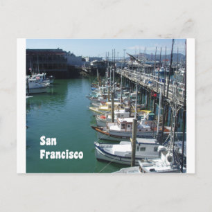 At the San Francisco Docks Scenic Photograph Postcard