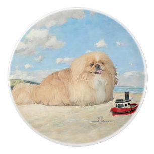 At the Seashore Ceramic Knob