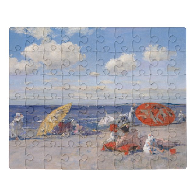 At the Seaside | c.1892 Jigsaw Puzzle (Puzzle Horizontal)
