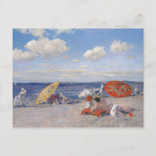 At the Seaside   c.1892 Postcard