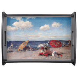 At The Seaside Serving Tray