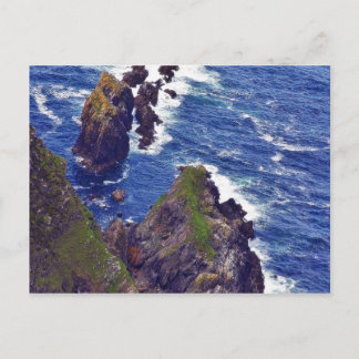 At The Slieve League Cliffs In Ireland 3 Postcard