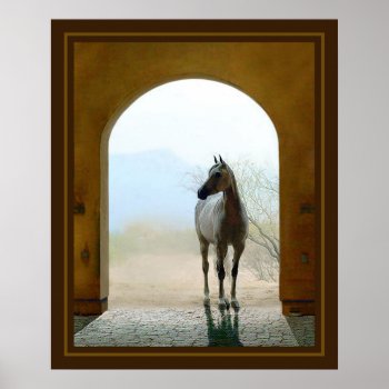 At The Stall Door Poster by bubbasbunkhouse at Zazzle