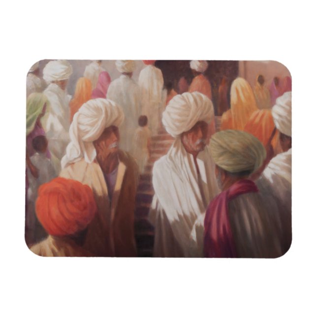 At the Temple Entrance 2012 Magnet (Horizontal)